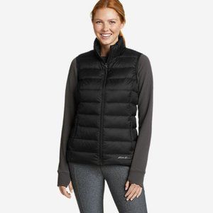 Eddie Bauer Women's CirrusLite Down Vest light weight black puffer vest